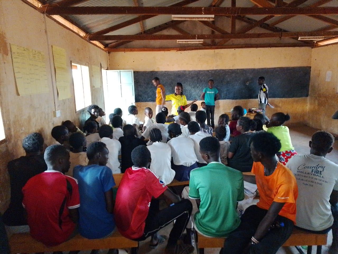A classroom session in progress in Laisamis